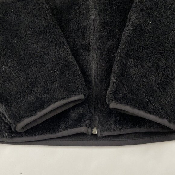 Eddie Bauer Full Zip Fleece Jacket Men’s S Nylon Overlay Soft Fleece Black - Picture 6 of 10